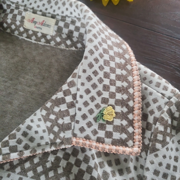 Vintage AMY ADAMS KNIT BLAZER - Picture 4 of 10